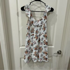 Loft Dress Smocked Flower XS